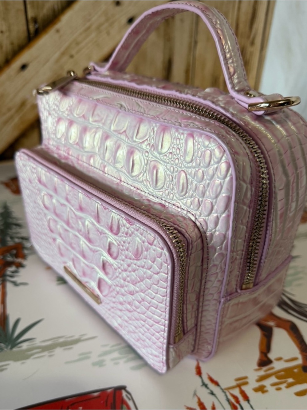 Brahmin TORI rosewater crossbody NWT Beautiful Pink - Picture 6 of 13